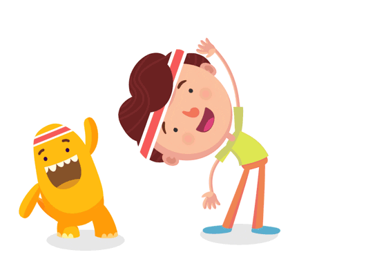 kids stretching GIF by PlayKids.gif